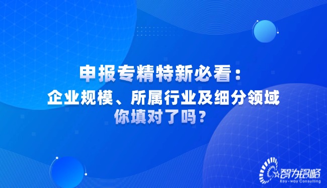 申報專精特新必看：企業(yè)規(guī)模、所屬行業(yè)及細(xì)分領(lǐng)域你填對了嗎？.jpg